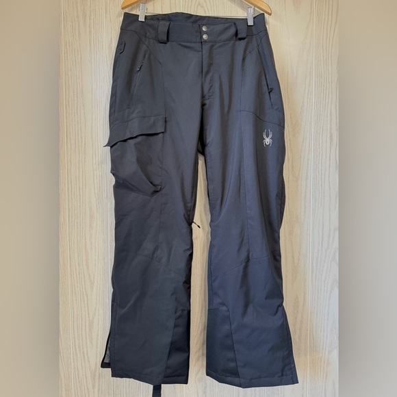 Spyder Men’s Troublemaker Athletic Fit Ski Pants Polar Size M EUC - Picture 1 of 4